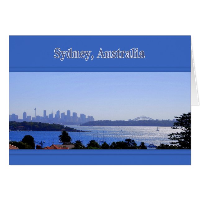 Sydney, Australia, Harbour Card (Anverso (Horizontal))