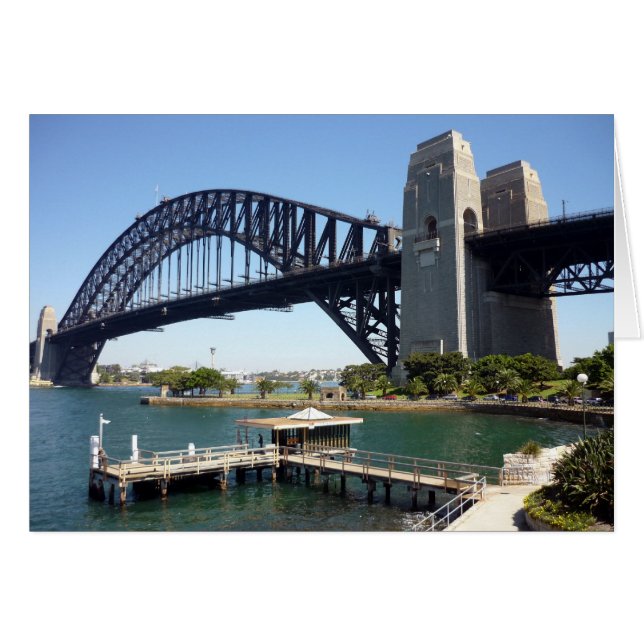 sydney bridge wharf (Anverso (Horizontal))