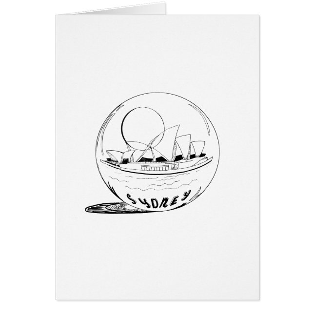 Sydney en un globo de vidrio (Frente)