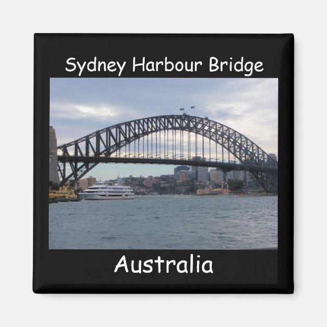 Sydney Harbour Bridge, imán de Australia (Frente)