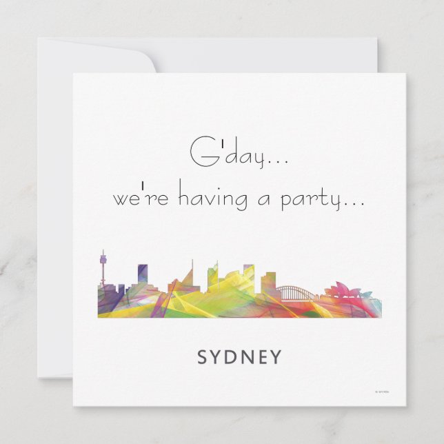 SYDNEY, NSW AUSTRALIA SKYLINE WB1 (Anverso)