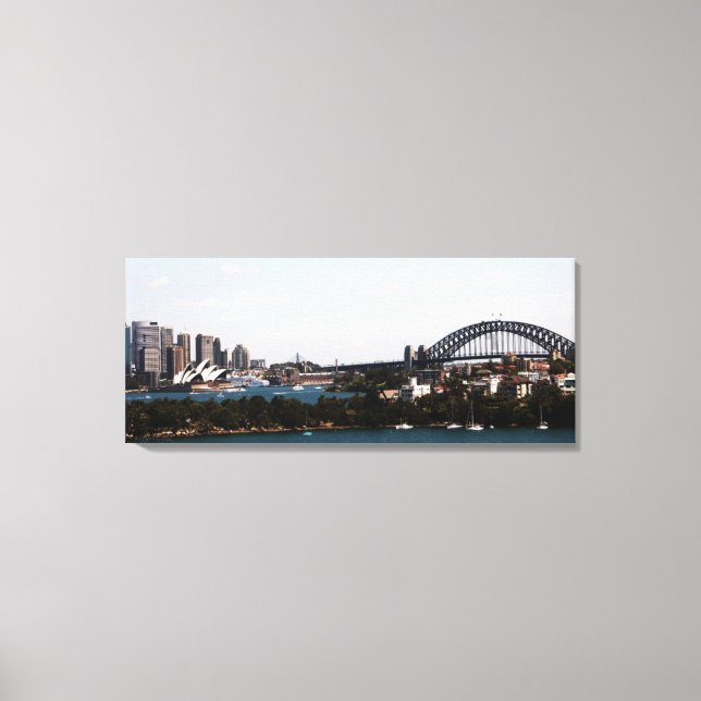Sydney" Ópera y lienzo de Puente Harbour (Anverso)