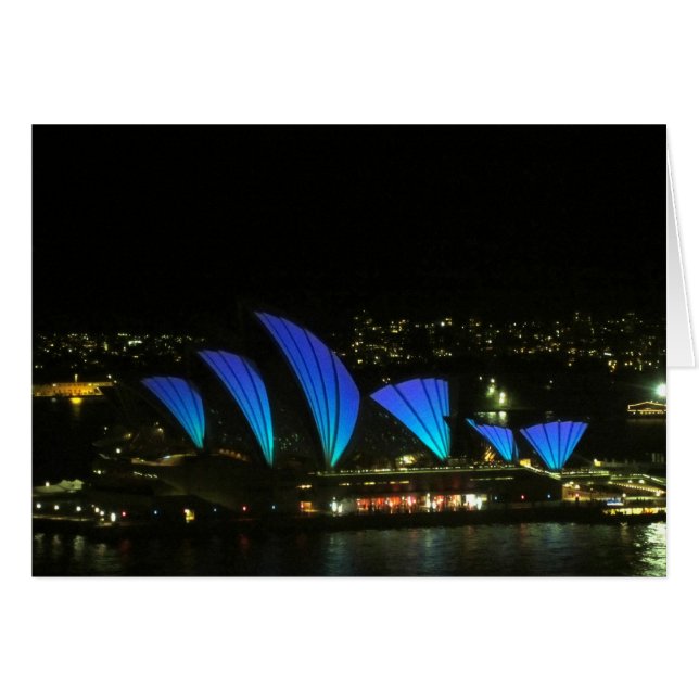 sydney vivid ópera azul (Anverso (Horizontal))