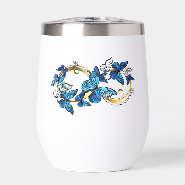 Symbol Infinity of Blue Morpho Butterflies (Frente)