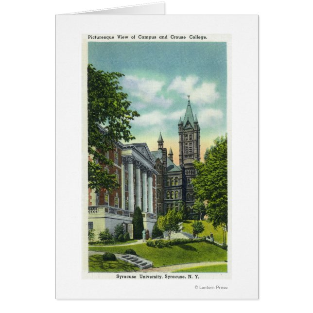Syracuse U Campus View Show Crouse College (Frente)