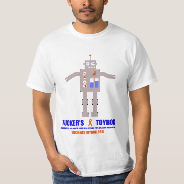 t (17; 19) Camisa de Toybox de Tucker del robot (Anverso)
