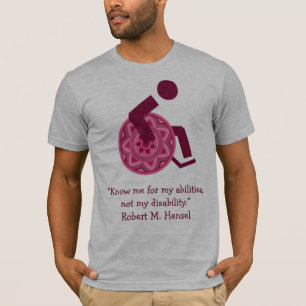 T CAMISA PARA PERSONAS DISCAPACES DÍA O CERAMONÍA