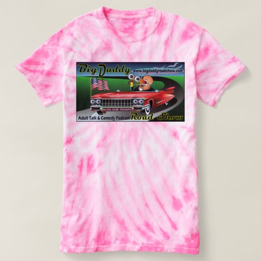 T del Lazo-Dado, la camiseta grande rosada de la