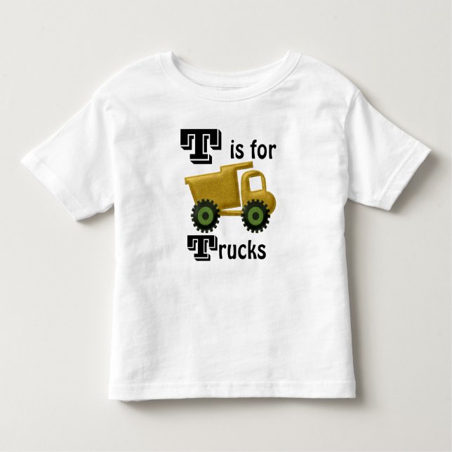 T es para camisetas de niños de los camiones (Anverso)