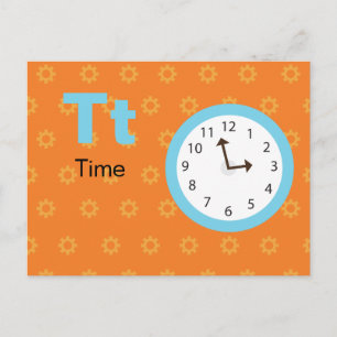 T es para el tiempo - Tarjeta Flash Alphabet