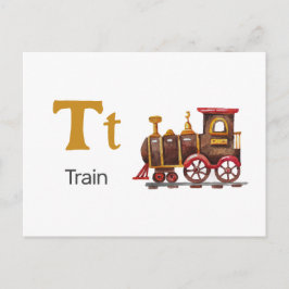 T es para el tren - Tarjeta Flash Alphabet