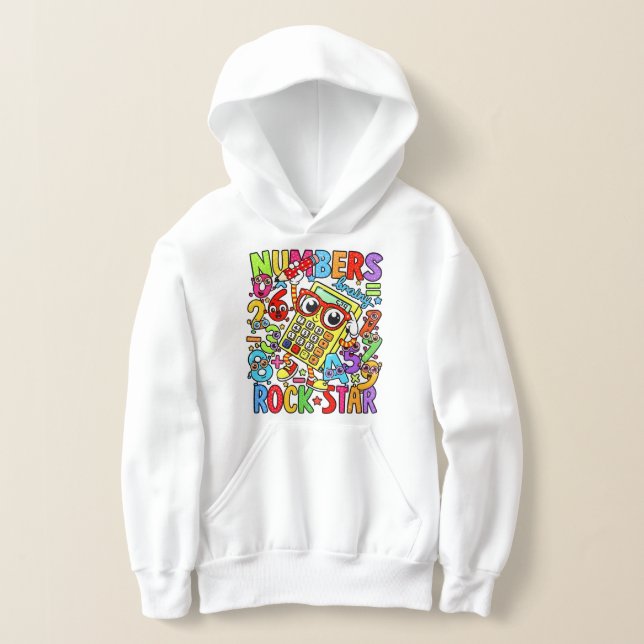 T-Number Day Kids Hoodie | Maths School Event UK (Distribución )