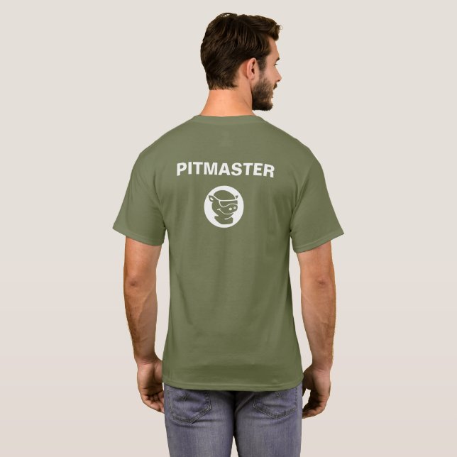 T oscuro - camiseta de "Pitmaster" (Reverso completo)