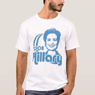 T retro de la camiseta de Hillary Hillary