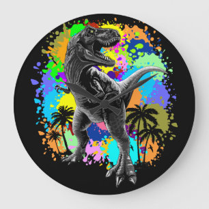 T-Rex Dinosaurio Jurásico Reptile Reloj de pared a