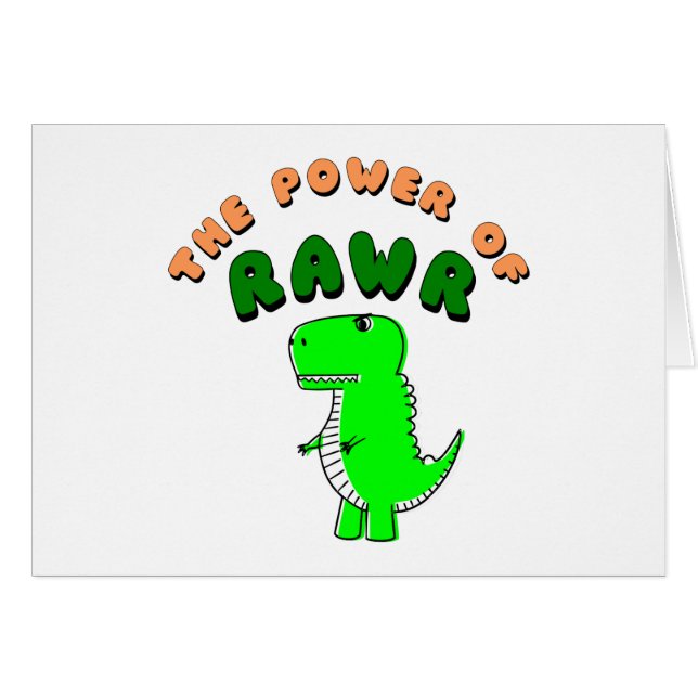 T-Rex El Poder De RAWR (Anverso (Horizontal))