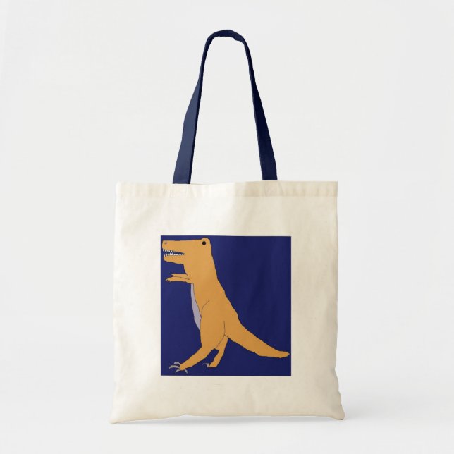 T. Rex en bolsa azul (Frente)