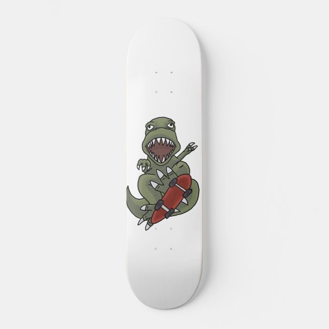 T-Rex en un Skateboard (Anverso)
