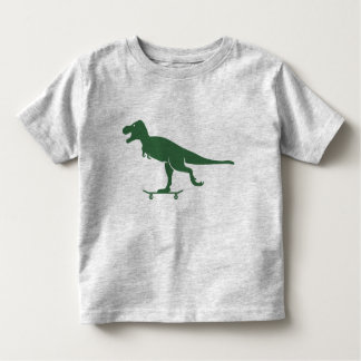 T Rex en una camisa del monopatín