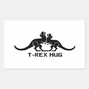 T-Rex Hug Pegatina