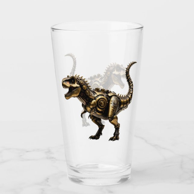 T-Rex Mech Steampunk – Bestia Dino de Latón (Anverso)