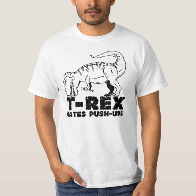 T-Rex Oates Empujan Camisetas (Anverso)