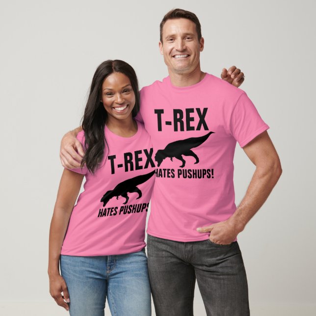 ¡T-REX ODEA LOS ABDOMINALES! Camisetas de dinosaur (Unisexo)
