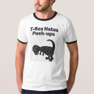 T-Rex odia la camisa de los pectorales