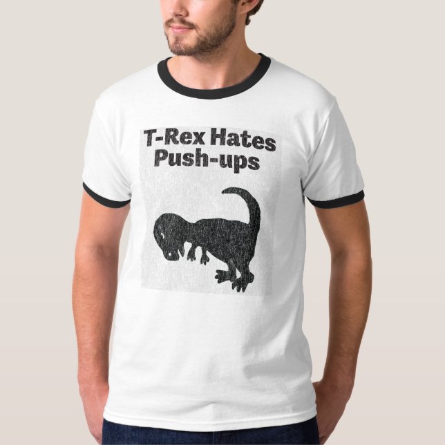 T-Rex odia la camisa de los pectorales (Anverso)