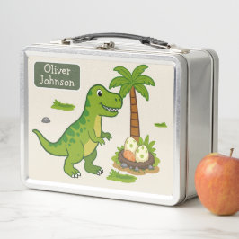 T-Rex Personalizado Dinosaurio Lindo Escuela