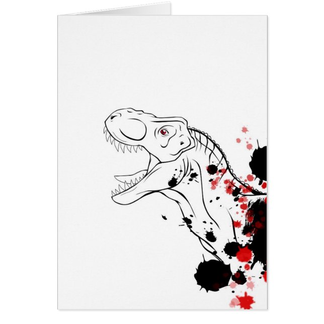 T-Rex (rojo y negro) (Frente)