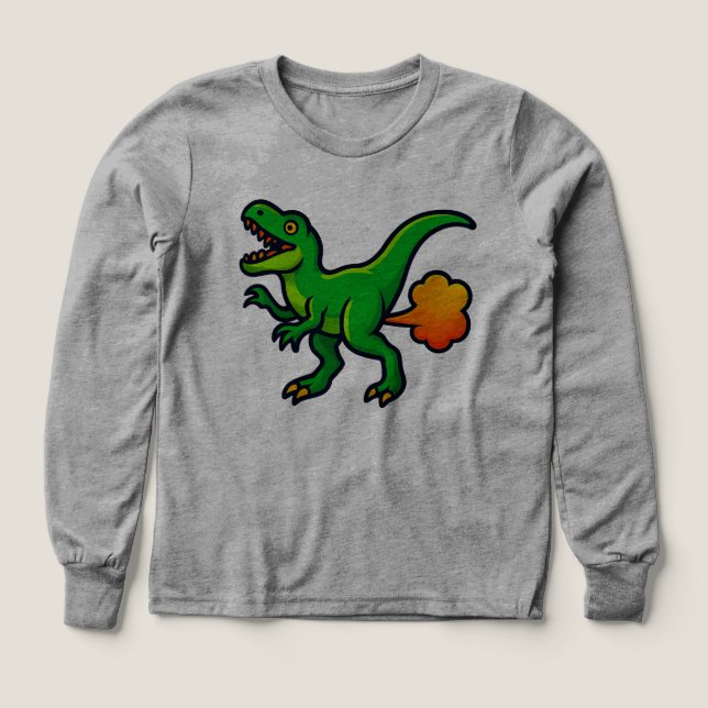 ¡T-Rex Tootón Rugiendo de Risa! (Diseño frontal)