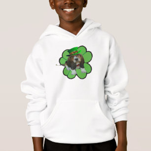 T-Shirt Basset Hound Happy St. Patrick's Clover