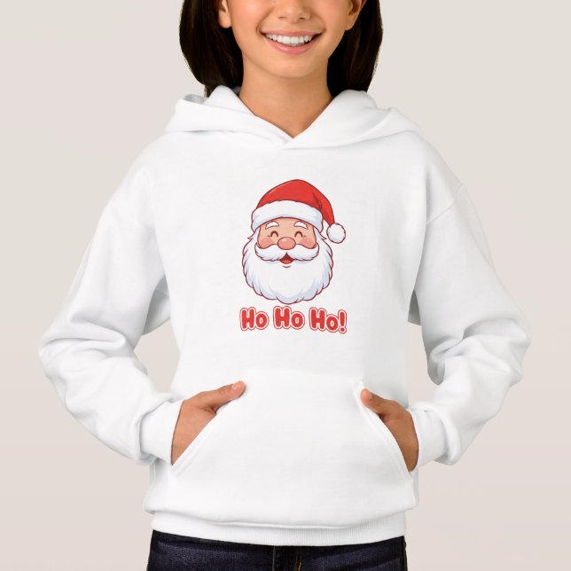 T-Shirt Cute Santa Face (Anverso)