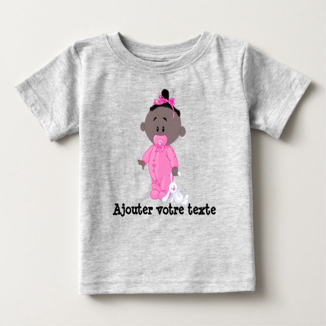 T-shirt en jersey fin pour bébé (Anverso)