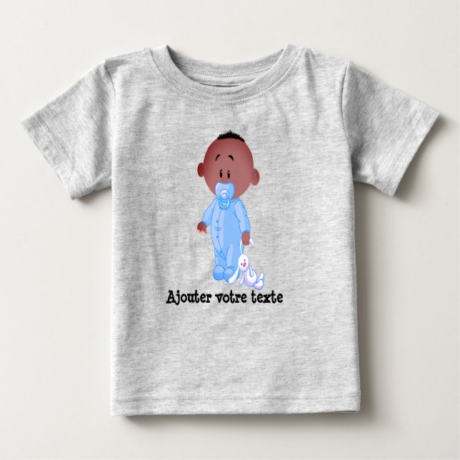T-shirt en jersey fin pour bébé (Anverso)