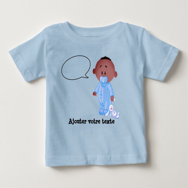T-shirt en jersey fin pour bébé (Anverso)