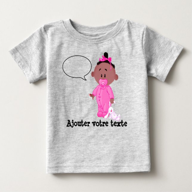 T-shirt en jersey fin pour bébé (Anverso)