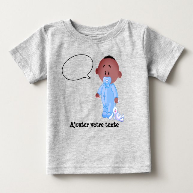 T-shirt en jersey fin pour bébé (Anverso)