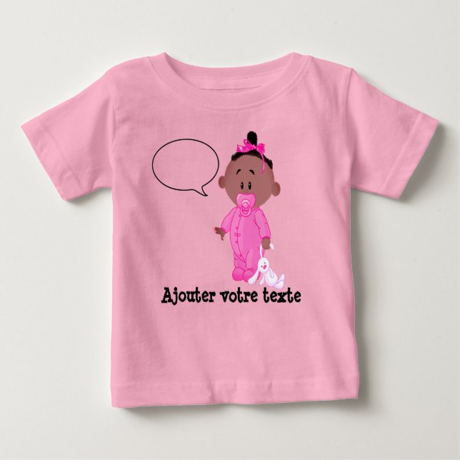 T-shirt en jersey fin pour bébé (Anverso)