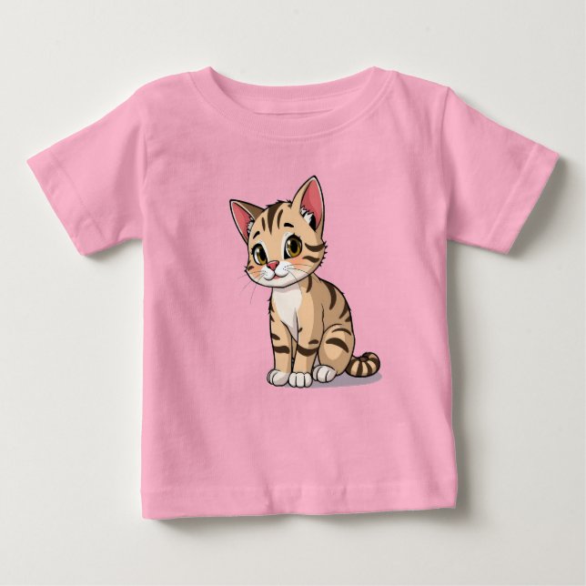 T-shirt en jersey fin pour bébés (Anverso)