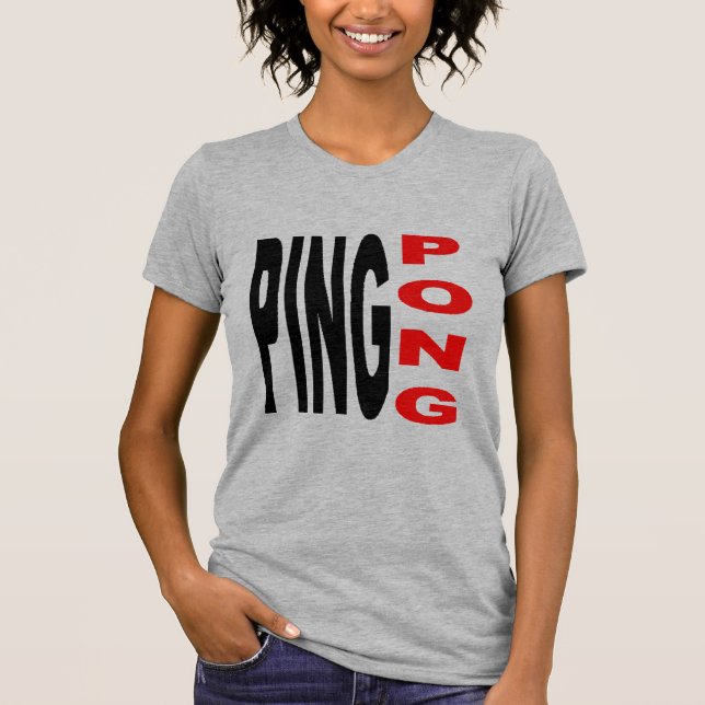 T-shirt Femme jersey fin PING PONG (Anverso)