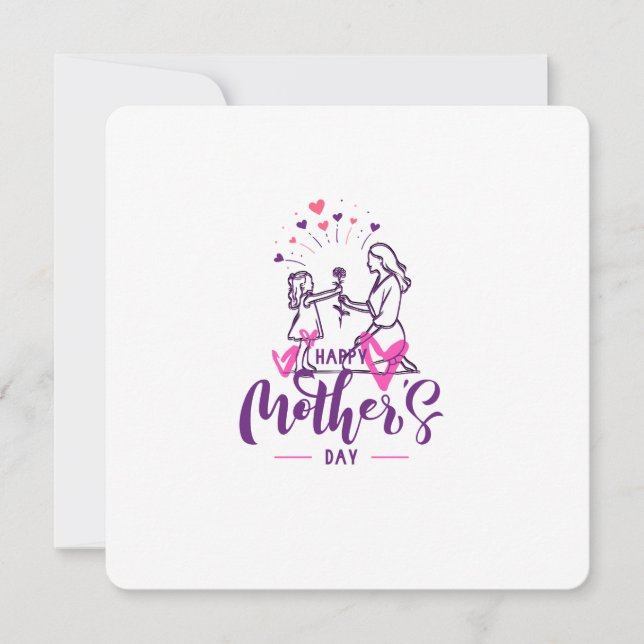 T-shirt Happy Mother day Girf  (Anverso)