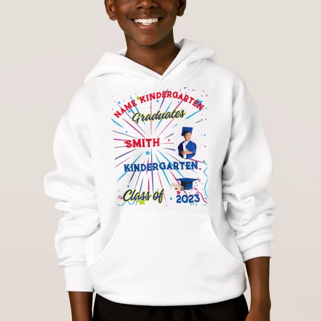 T-Shirt Hoodie, pullover, graduados, hijo con nomb (Anverso)