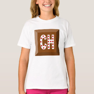 T-shirt Jersey blanca SUIZA CHOCOLATE CARAMELOS