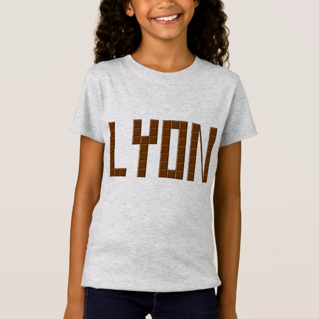 T-shirt Jersey final brezal LYON CHOCOLATE (Anverso)