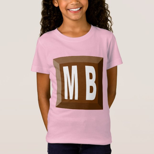 T-shirt Jersey final rosado para muchachas (Anverso)