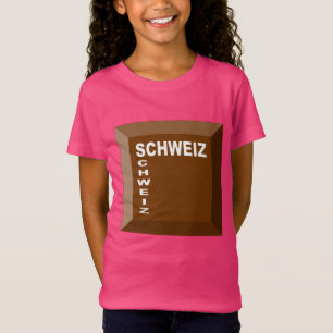 T-shirt Jersey final rosado para muchachas SCHWEIZ