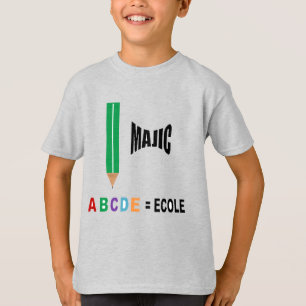 T-shirt Jersey gris brezal Magic ESCUELA