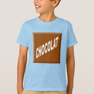 T-shirt Jersey gris niños Diseño CHOCOLATE